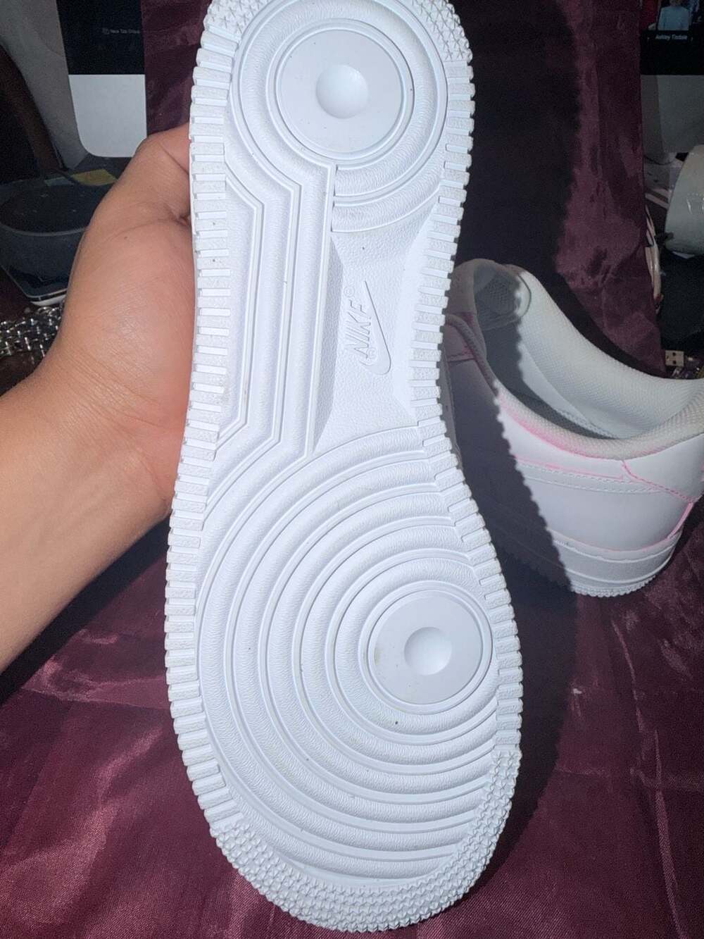 Nike Air Force 1 '07 LX White Pink DD8959-100 Size 10 - Picture 5 of 7
